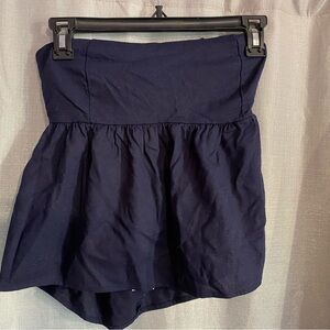 NWT LA hearts Navy blu strapless babydoll top with back cut out
Size M by Pacsun